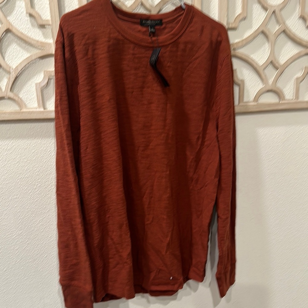 Burnt Orange Long Sleeve Shirt
